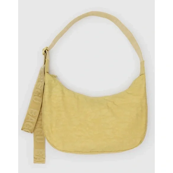 BAGGU Medium Crescent Bag - Butter Yellow - Picture 1 of 4